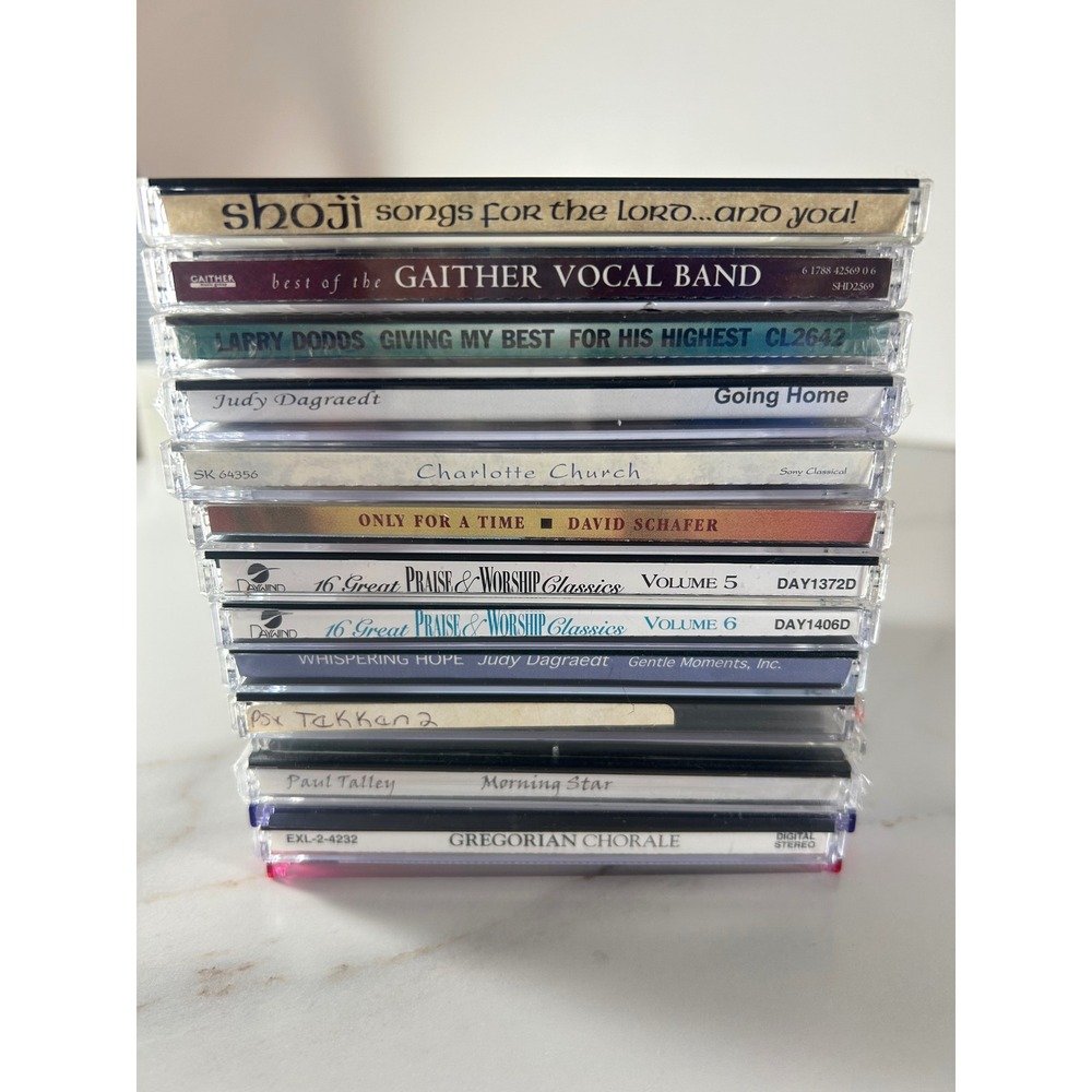 Christian Gospel CD Lot 15 Gaither Vocal Band Charlotte Church Praise Worship